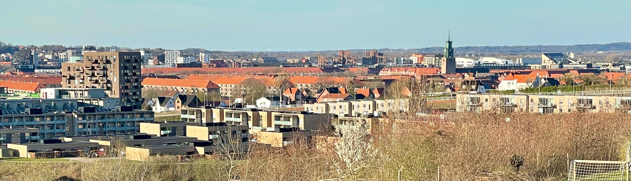 Udsigt over Aalborg fra Blegkilde